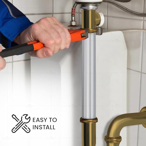 1-14 x 8 Brass Threaded Tube for Sink Drains