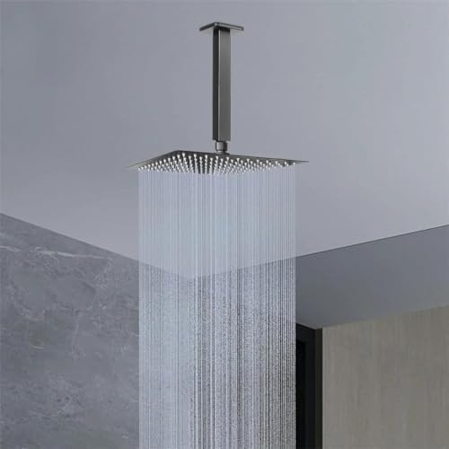 Chrome Ceiling Mount Shower Arm 25cm Stainless Steel