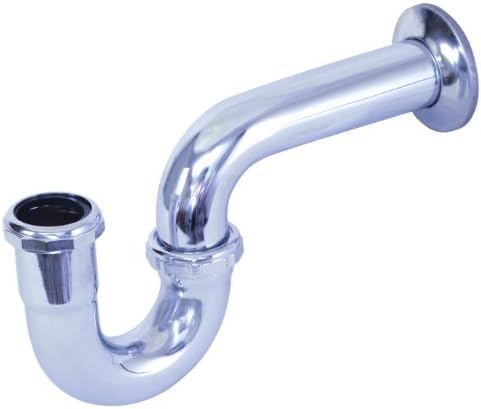EZ-FLO 1-14-Inch P-Trap with Flange for Drain Applications