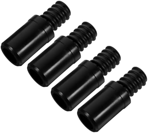 4pcs Plastic Broom Handle Threaded Tips for Extension Pole