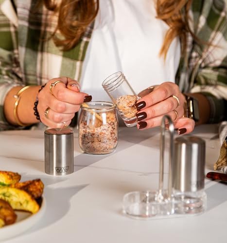 KSL Original Glass Salt Pepper Shaker Set