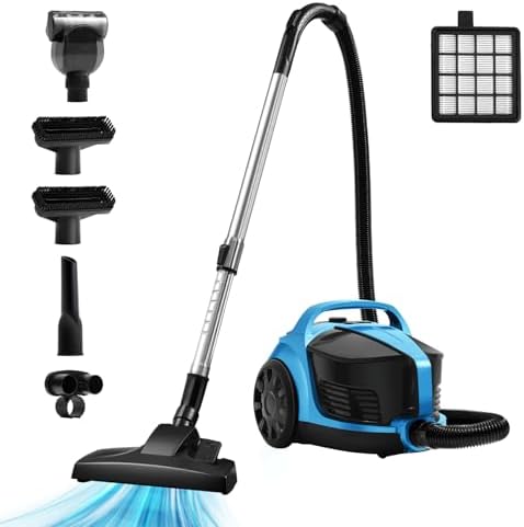 Sweepcent Canister Vacuum Cleaner 1600W Heavy Duty