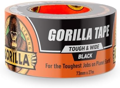 Gorilla 6003001 Tough Wide Duct Tape 30yd Black