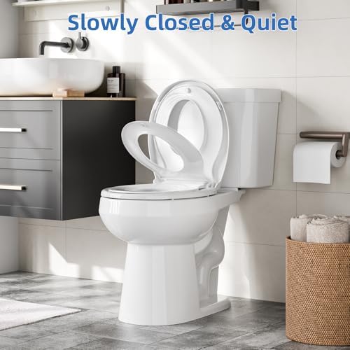 GAOMON Round Toilet Seat with Toddler Seat 1