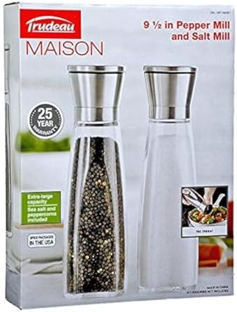 Trudeau Maison 95 Inch Pepper and Salt Mill 1