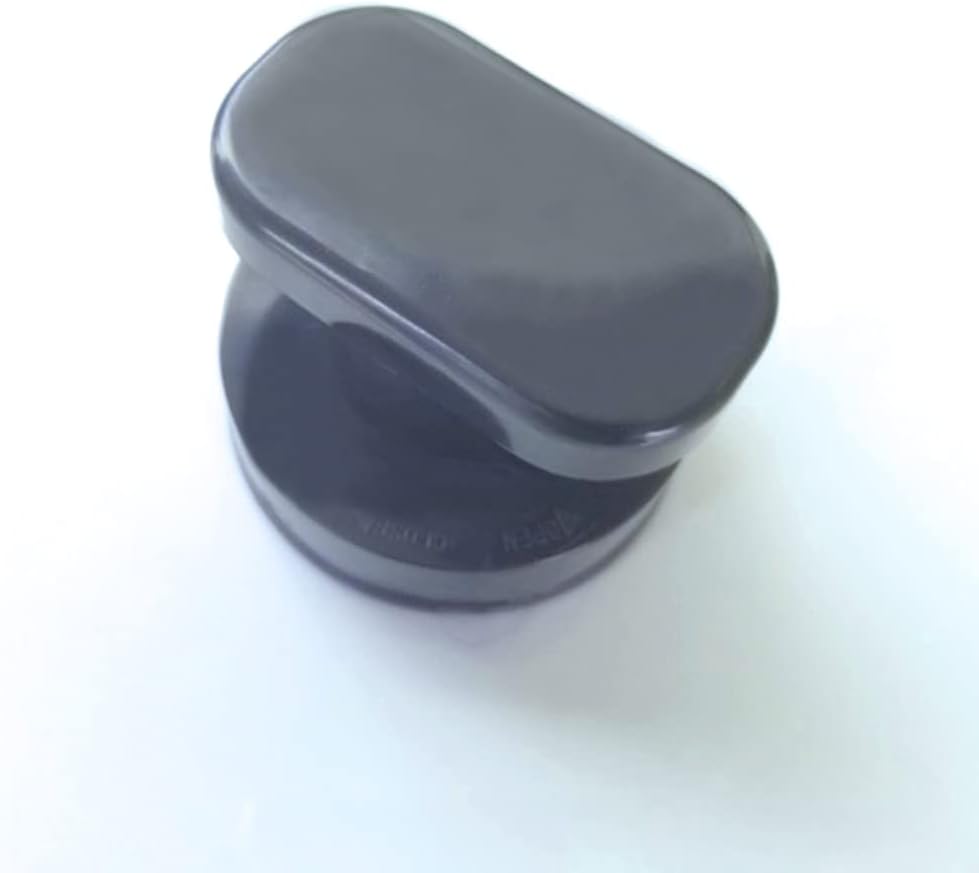 WANLIAN Black Trumpet Suction Cup Door Handle