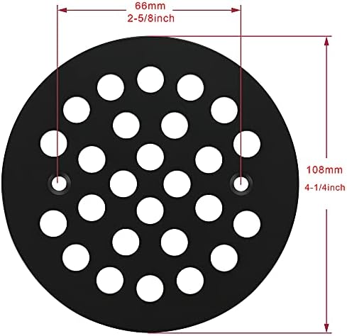 4-14 Inch Screw-in Shower Drain Cover Replacement