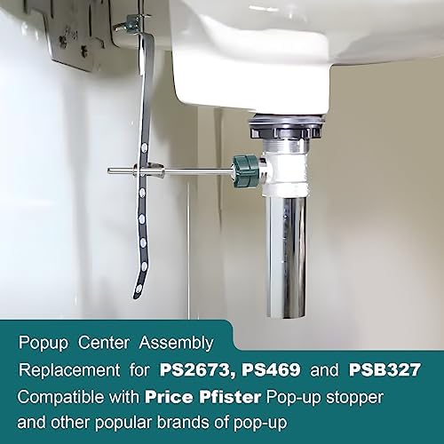 Enhon 2 Pack Pop Up Sink Center Piece Chrome