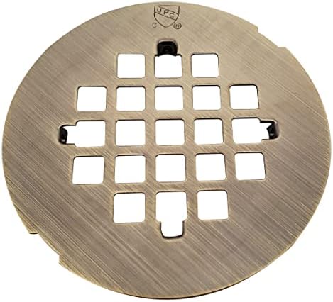 Westbrass 4-14 OD Casper Brass Snap-In Shower Strainer Grid