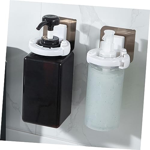 Ciieeo Wall Mount Shampoo Gel Bottle Holder - No Holes Adhesive