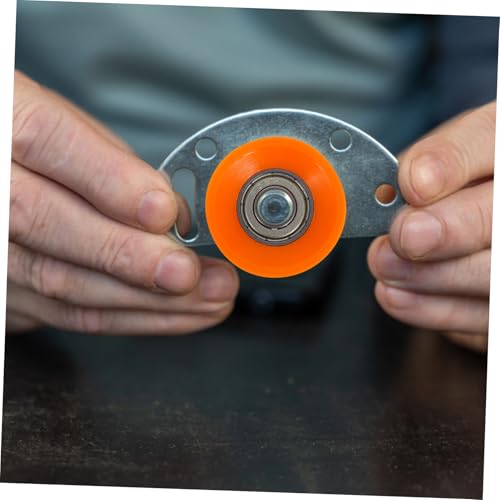 5 Pcs U Groove Nylon Sliding Door Rollers with Steel Bearings