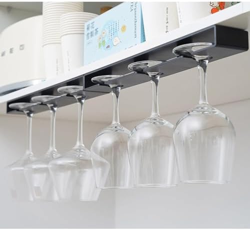 2pcs White Wine Glass Holder for Kitchen Bar and Restaurant
