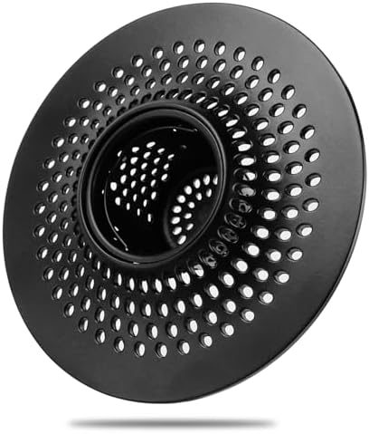 MFTEK Drain Hair Catcher Black Stainless Steel 1