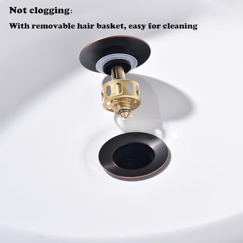 Oil Rubbed Bronze Bathroom Sink Drain Kit