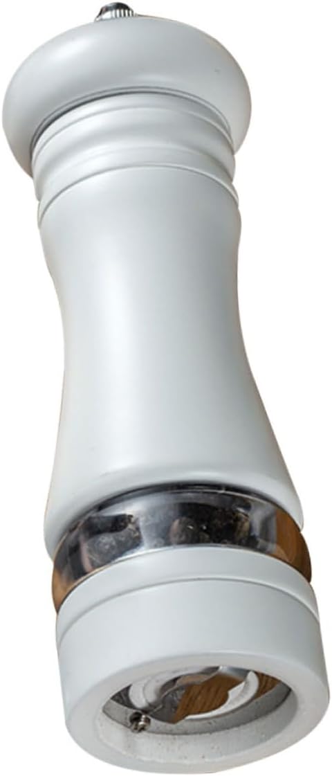 KICHOUSE Refillable Salt and Pepper Shaker Set 6 Inches Wooden 1