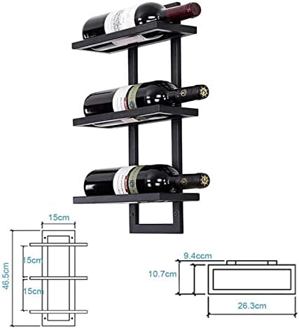 ALDEPO Wine Rack Wall-Mounted Light Green Metal