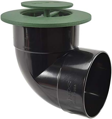 NDS 422G Pop-Up Drainage Emitter with Elbow 4-Inch Green