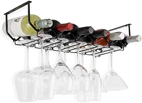 Wallniture Piccola Under Cabinet Wine Glass Holder