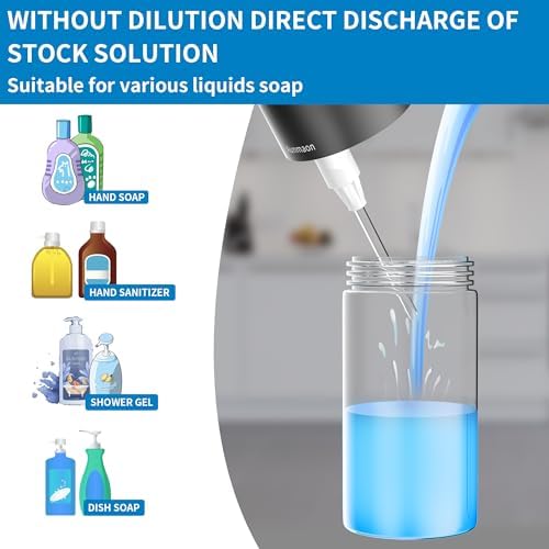 Aunmaon Touchless Auto Soap Dispenser with 15 Levels Adjustment