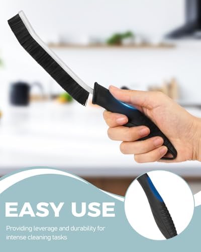 SXhyf Hard Bristle Crevice Cleaning Brush - Multifunctional Gap Tool for Kitchen Bathroom