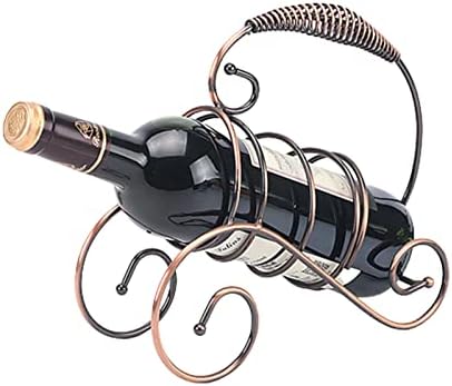 JUSHZ Iron Wine Rack with Strong Base and Elegant Design