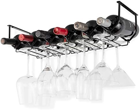 Wallniture Piccola Under Cabinet Wine Glass Holder