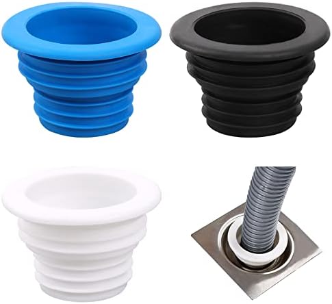 3Pcs Universal Drain Hose Silicone Plug for Kitchen and Bathroom