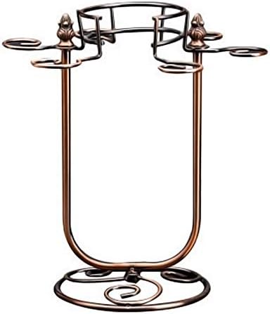 Premium Freestanding Wine Rack Holds 6 Glasses 1 Decanter