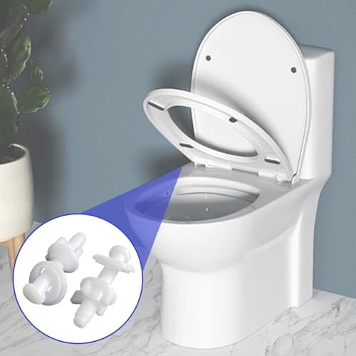 Wuffove Toilet Seat Screws Replacement Kit 4 Piece