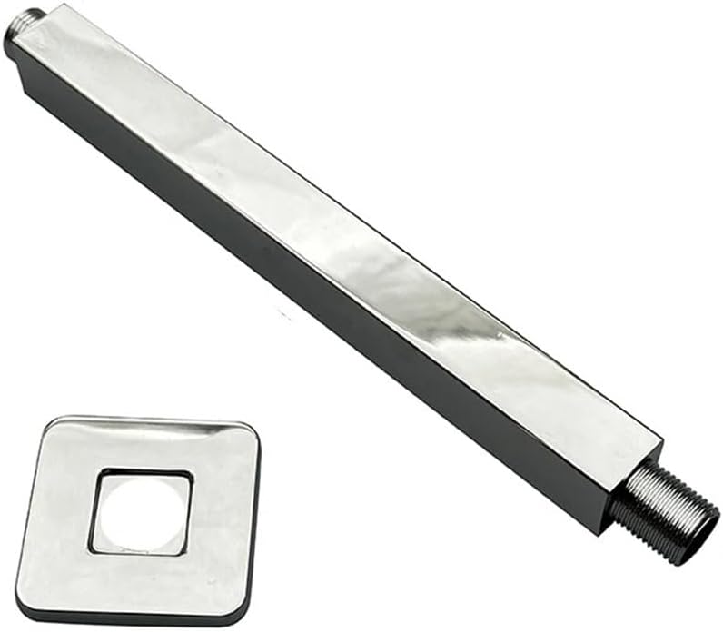Chrome Ceiling Mount Shower Arm 25cm Stainless Steel