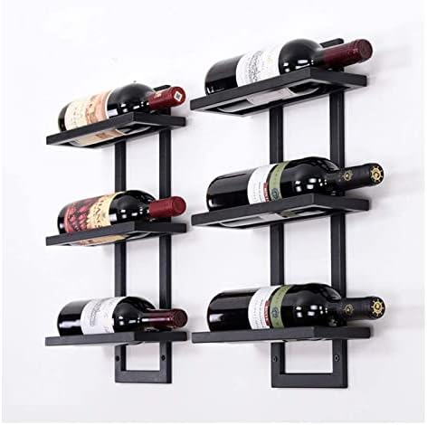ALDEPO Wine Rack Wall-Mounted Light Green Metal