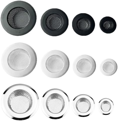 4 PCS Stainless Steel Drain Strainer Set