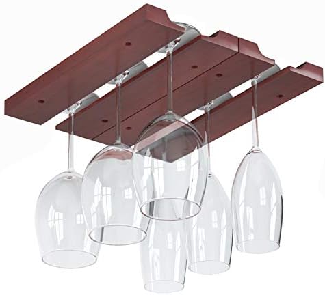 Rustic State Vigo Adjustable Stemware Rack