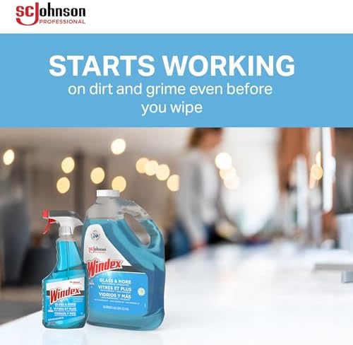 SC Johnson Professional Windex 128 Oz Glass Cleaner