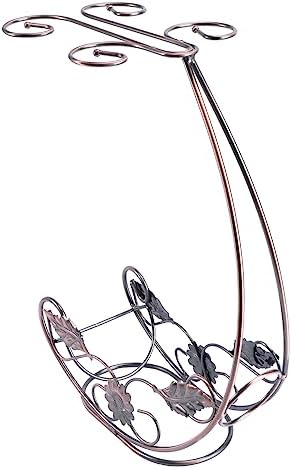 Cabilock Iron Wine Goblet Rack for Home Decor