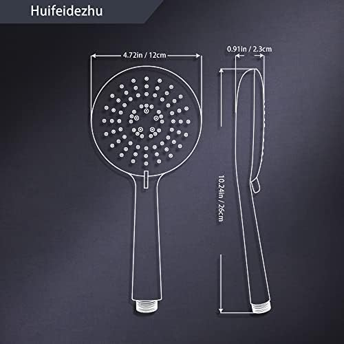 Huifeidezhu 3-in-1 Handheld Shower Head