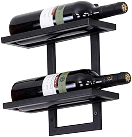 ALDEPO Wall-Mounted Wine Bottle and Glass Holder