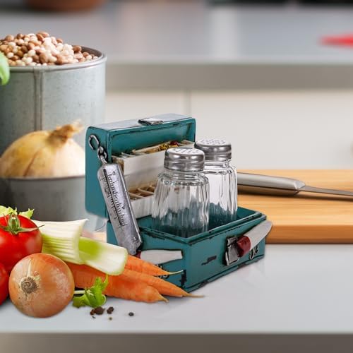 Pine Ridge Rustic Glass Salt and Pepper Shakers Set