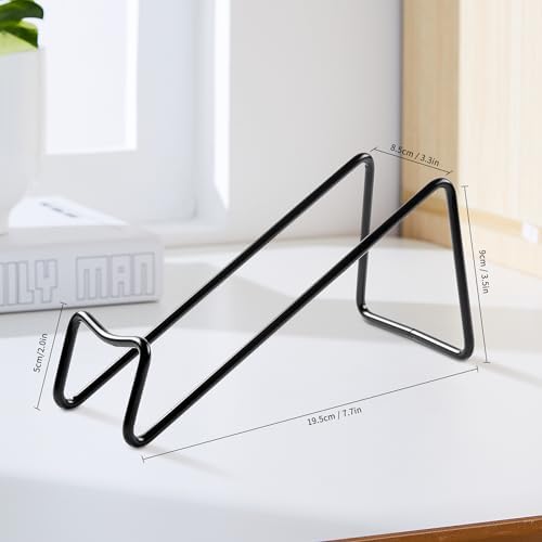 TONLEA 2Pcs Tabletop Wine Rack Black