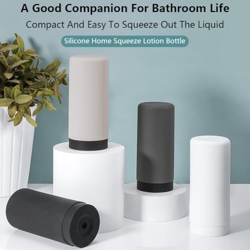 Chpbolly Silicone Soap Dispenser Leakproof Refillable Dish Soap Squeeze Bottle