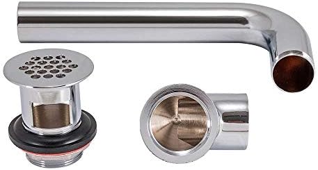 EZ-FLO 1-14 Inch Offset Lavatory Drain with Grid Strainer