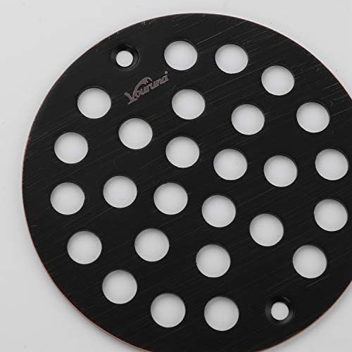 4-Inch Screw-in Shower Strainer Drain Cover Replacement