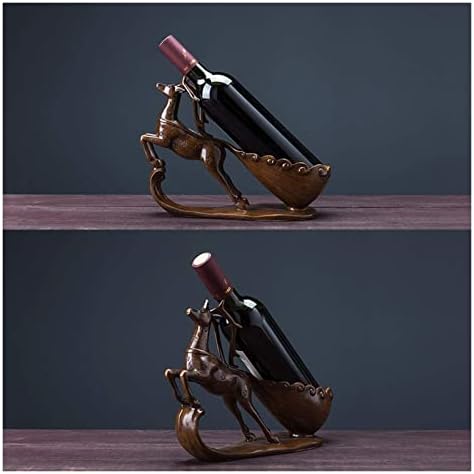 ALDEPO Elk Shaped Wine Rack Resin Holder