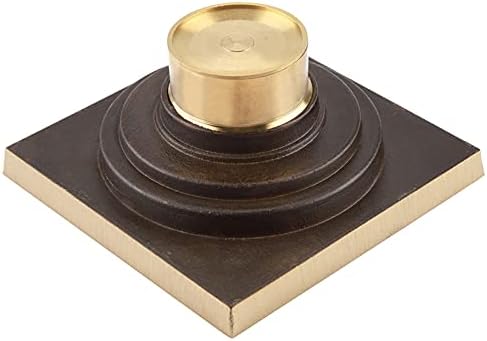 ViaGasaFamido Antique Brass Square Floor Drain 10cm