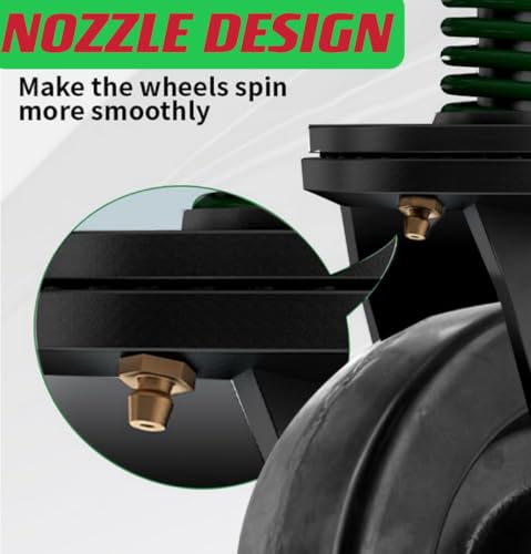 Liberoll Heavy Duty Gate Caster 8 Inch 1pc Black