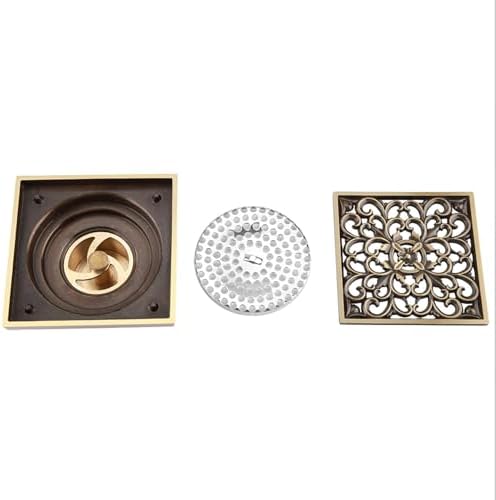 Antique Brass Floor Drain Cover for Bathroom