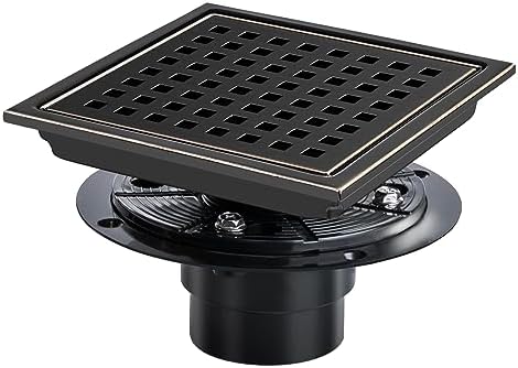 SaniteModar 6 Inch Shower Floor Drain with Flange