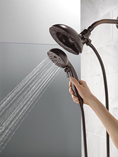 Delta In2ition 5-Setting Hand Held Shower Head with Hose Venetian Bronze