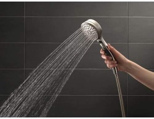 Delta Faucet 9-Spray Wall-Mount Hand Held Shower with Chrome Finish