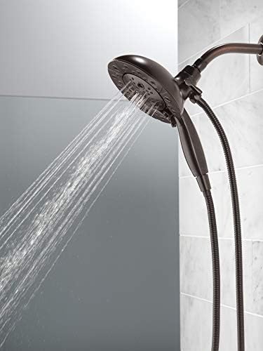 Delta Faucet 5-Spray In2ition Dual Shower Head with Handheld and Hose